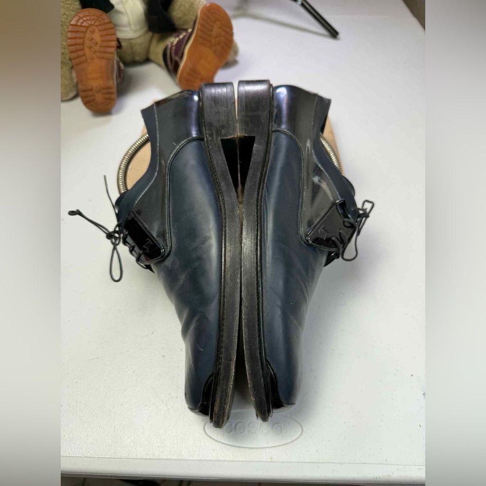 Louis Vuitton Runway Brown Leather Metal Palace Derby Shoes Sz 9 - Picture 13 of 16